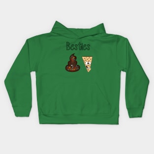 Besties_Chocolate Kids Hoodie